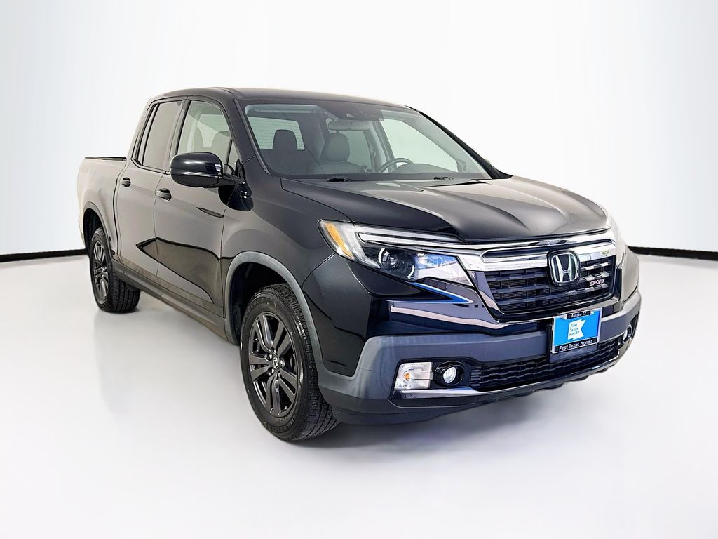 Black 2020 Honda Ridgeline Pickup Truck All-Wheel Drive 9-Speed Automatic