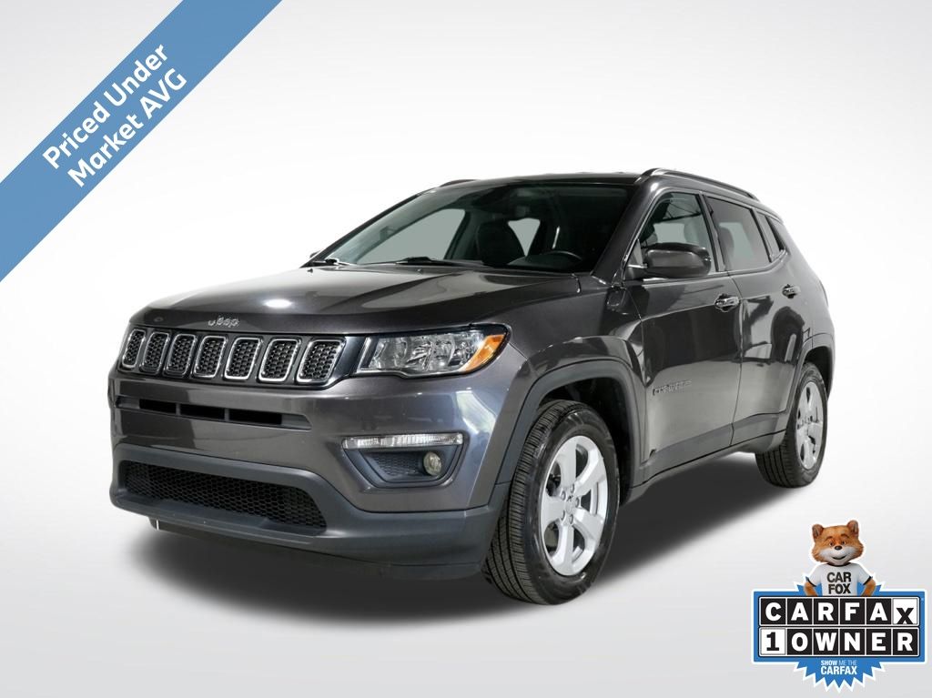 Gray (Granite Crystal Metallic Clearcoat) 2020 Jeep Compass Latitude FWD SUV / Crossover Front-Wheel Drive 6-Speed Automatic