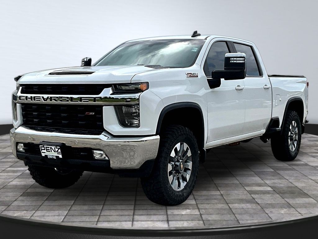 Summit White 2020 Chevrolet Silverado 2500HD LT Crew Cab 4WD Pickup Truck Four-Wheel Drive 6-Speed Automatic