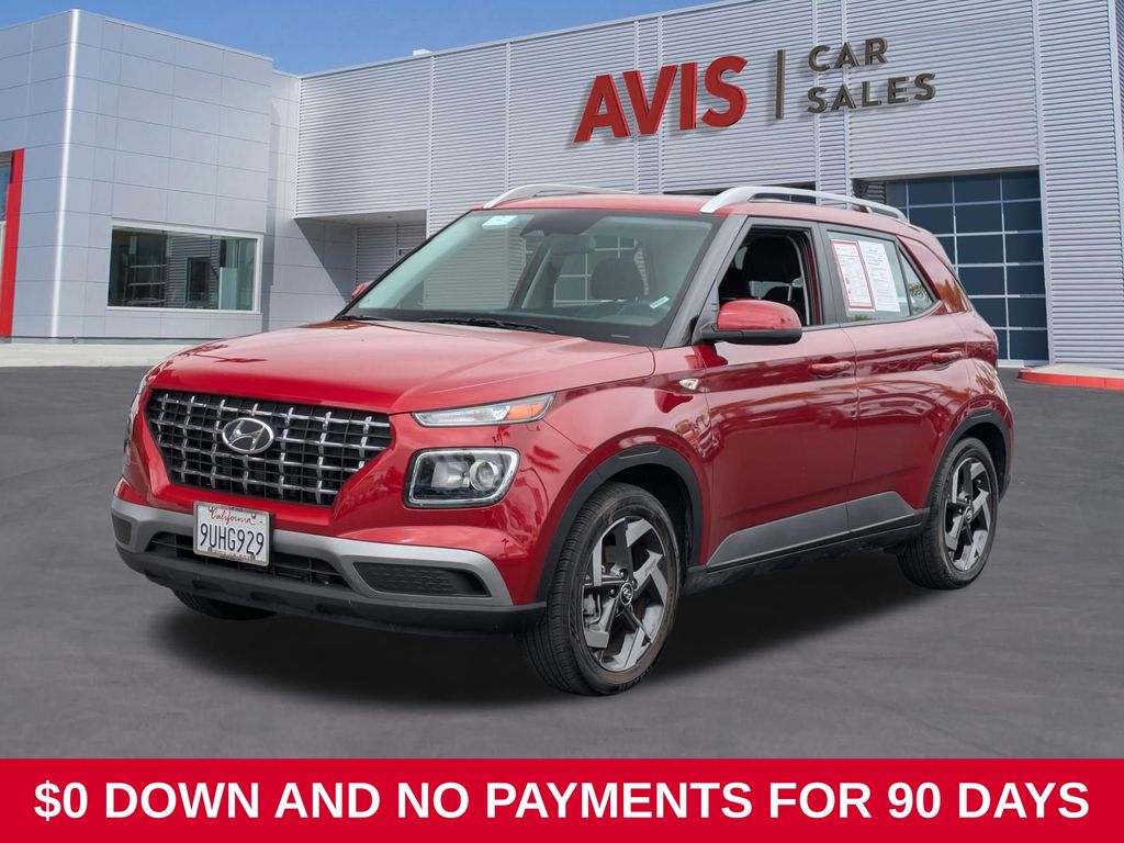 Ultimate Red 2025 Hyundai Venue SUV / Crossover Front-Wheel Drive Continuously Variable Transmission
