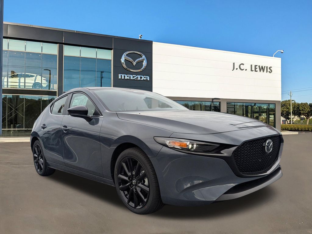 Polymetal Gray Metallic 2026 Mazda MAZDA3 Hatchback All-Wheel Drive 6-Speed Automatic