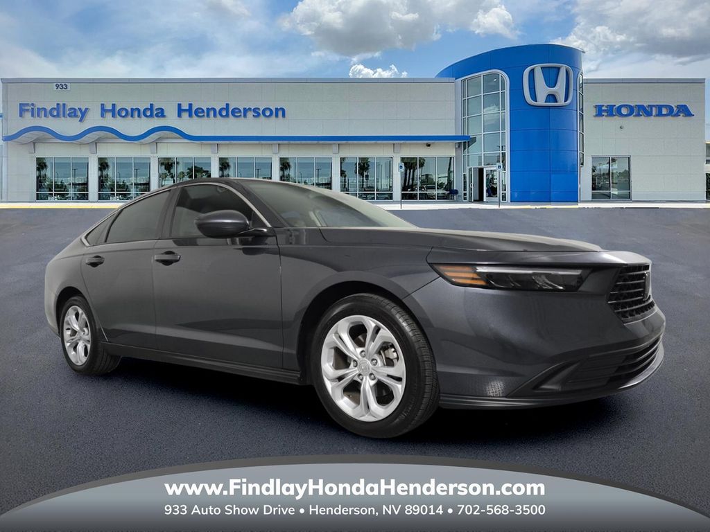 Meteorite Gray Metallic 2025 Honda Accord Sedan Front-Wheel Drive Continuously Variable Transmission
