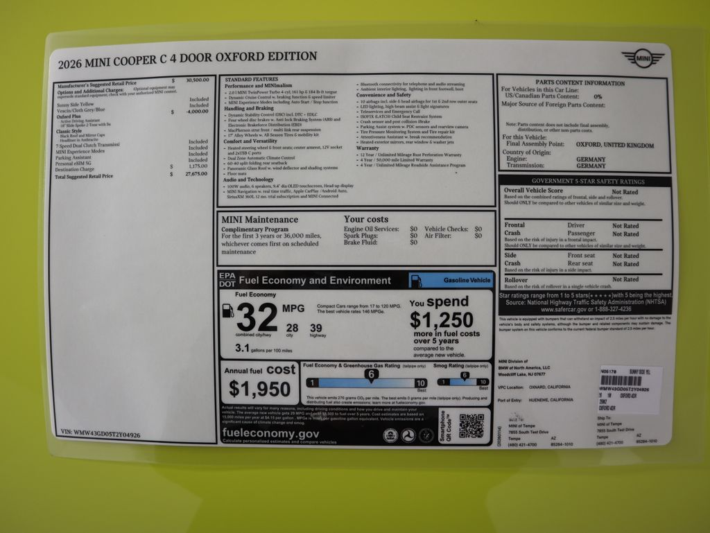 Thumbnail: 2026 MINI Cooper - 9