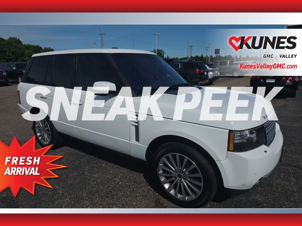 Valloire White Pearl Mica 2012 Land Rover Range Rover SUV / Crossover 6-Speed Automatic