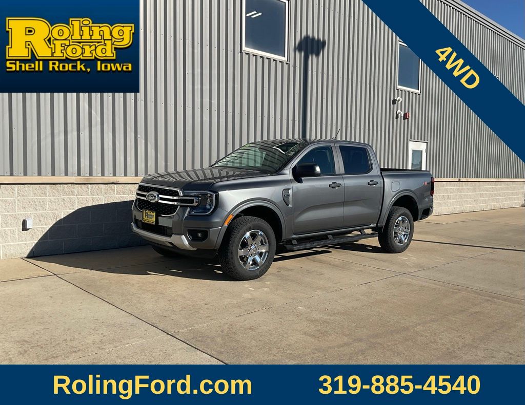 Carbonized Gray Metallic 2025 Ford Ranger Pickup Truck Four-Wheel Drive Automatic