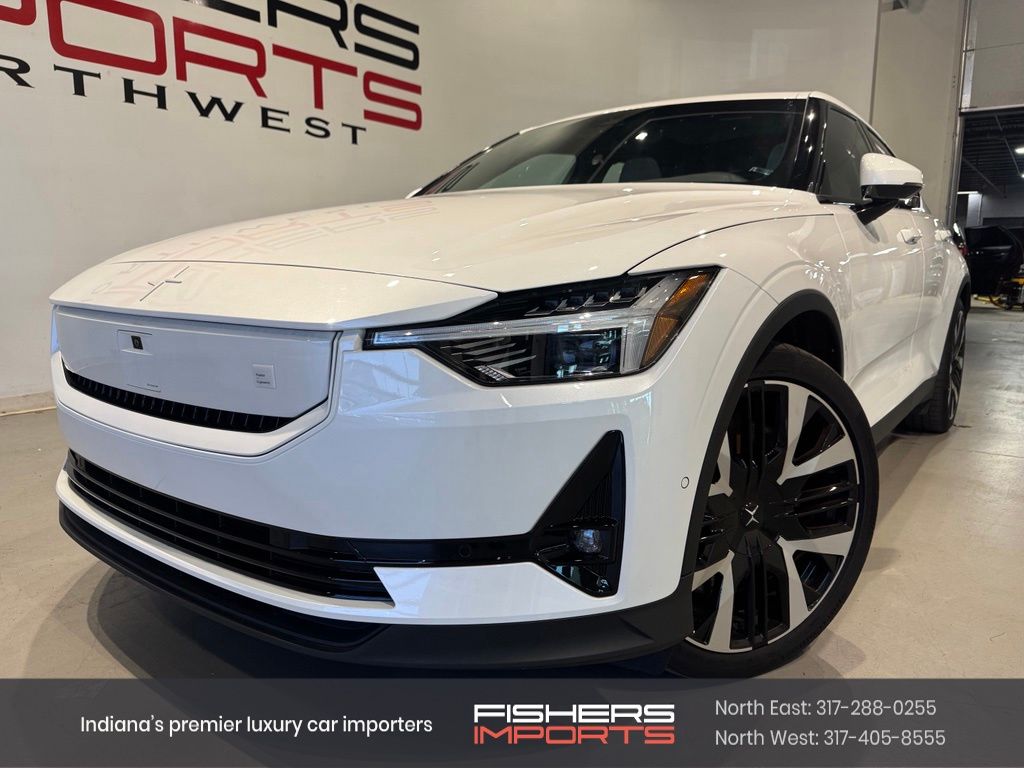 White (Snow) 2024 Polestar 2 Sedan All-Wheel Drive 1-Speed Automatic