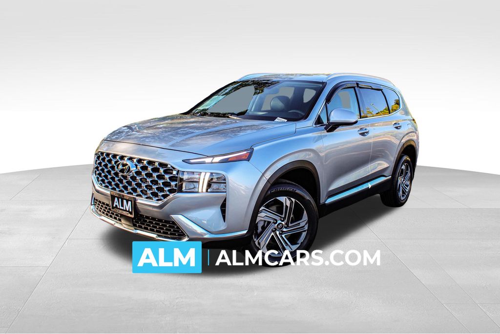 Shimmering Silver Pearl 2022 Hyundai Santa Fe SEL AWD SUV / Crossover All-Wheel Drive 8-Speed Automatic