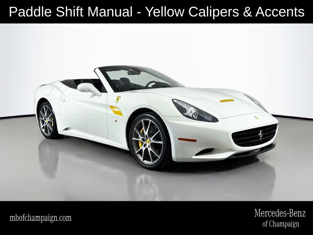 Bianco Avus 2014 Ferrari California Convertible Rear-Wheel Drive 7-Speed Manual