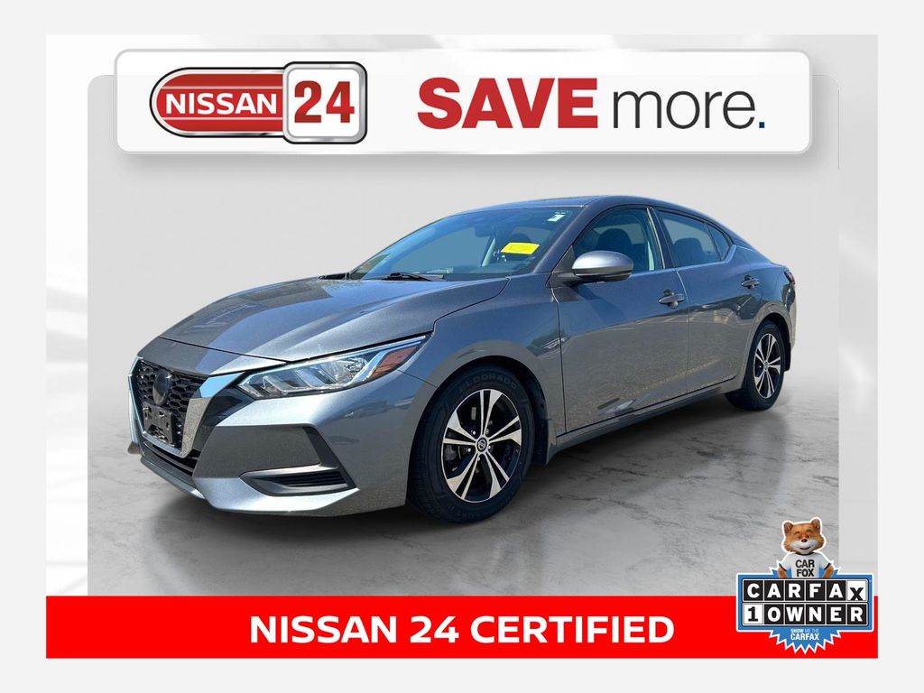 Gray (Gun Metallic) 2020 Nissan Sentra Sedan Front-Wheel Drive Continuously Variable Transmission