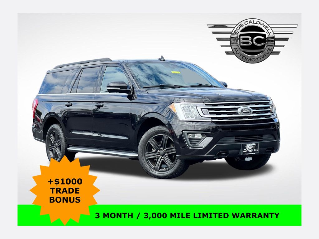 Black Metallic 2021 Ford Expedition MAX XLT 4WD SUV / Crossover Four-Wheel Drive Automatic