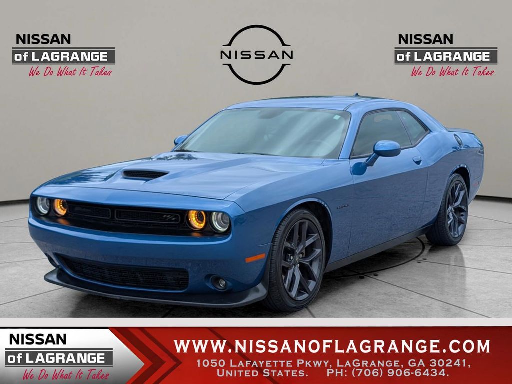 Blue (Frostbite) 2021 Dodge Challenger Coupe Rear-Wheel Drive 8-Speed Automatic