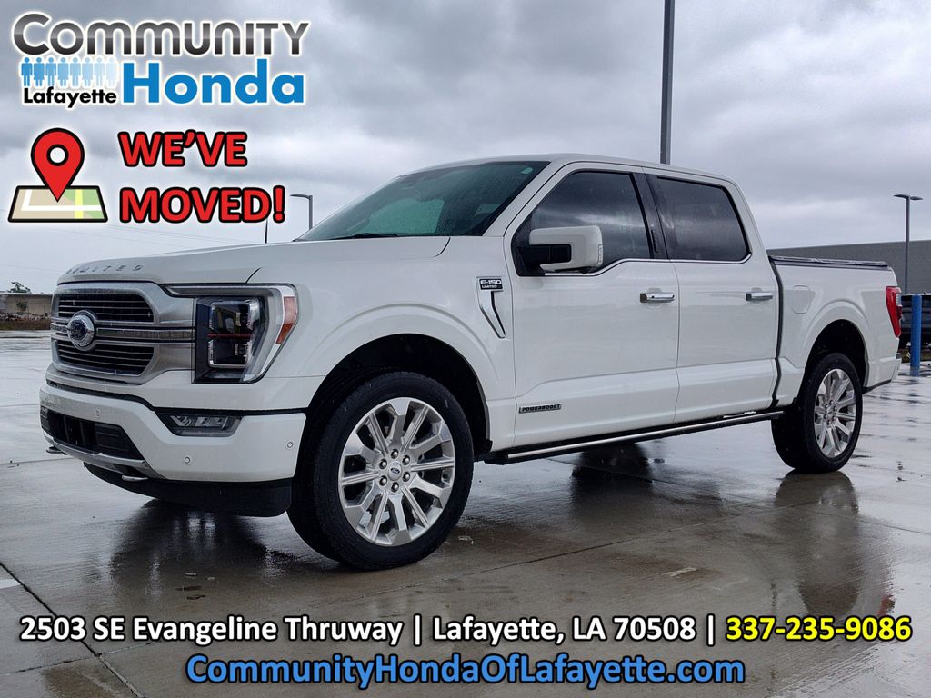 Star White Metallic Tri-Coat 2021 Ford F-150 Limited SuperCrew 4WD Pickup Truck Four-Wheel Drive Automatic