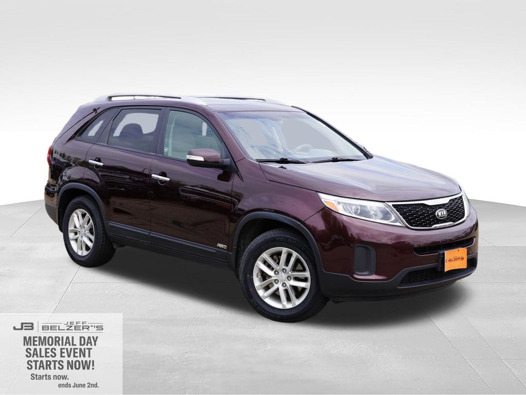 Dark Cherry 2015 Kia Sorento LX AWD SUV / Crossover All-Wheel Drive 6-Speed Automatic