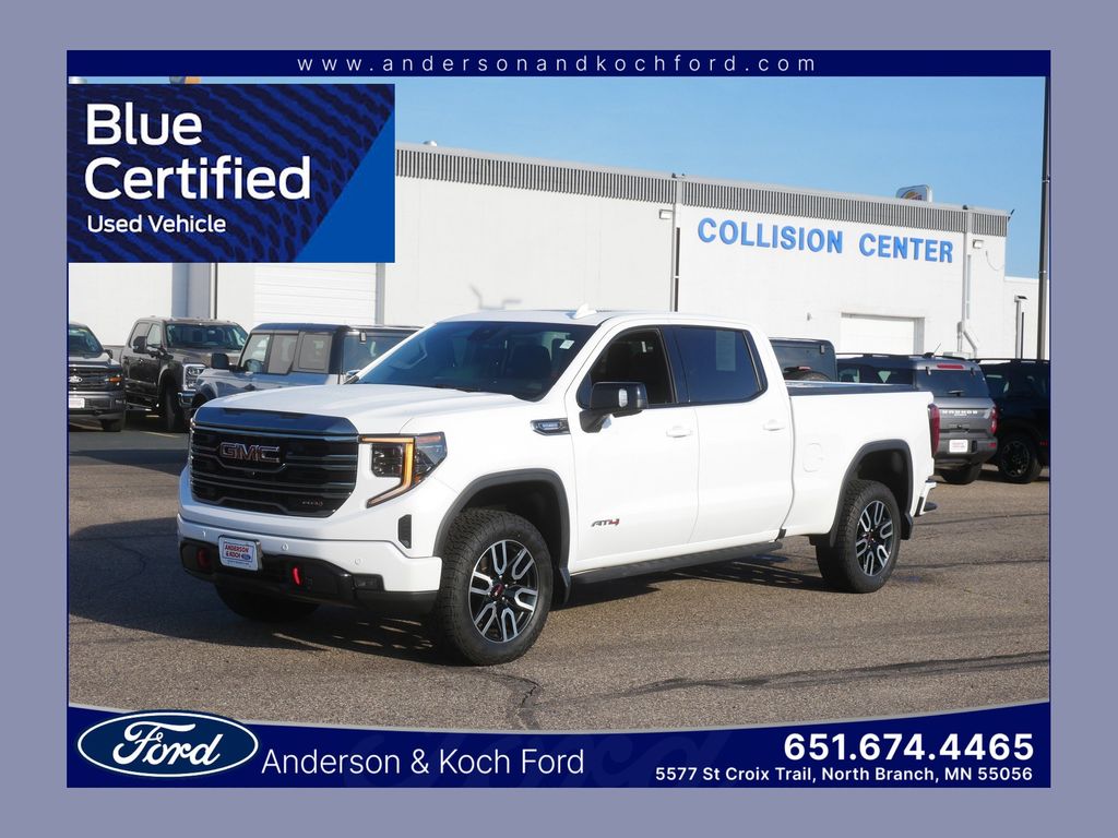 Summit White 2022 GMC Sierra 1500 Pickup Truck Four-Wheel Drive Automatic