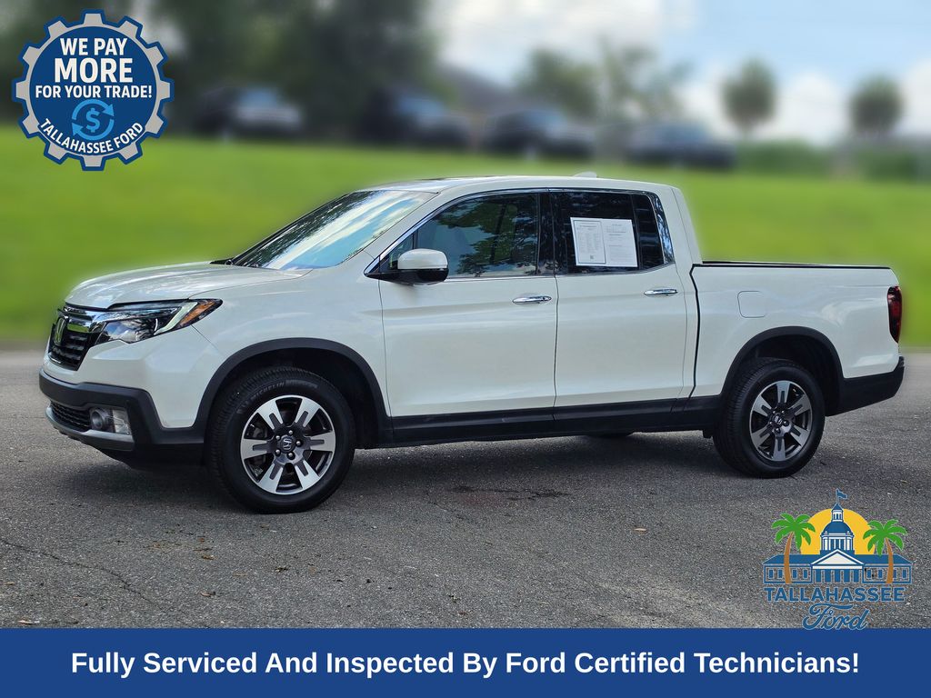 White Diamond Pearl 2017 Honda Ridgeline Pickup Truck All-Wheel Drive 6-Speed Automatic