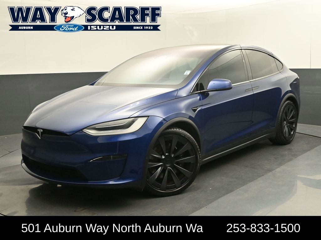 Deep Blue Metallic 2023 Tesla Model X SUV / Crossover All-Wheel Drive 1-Speed Automatic