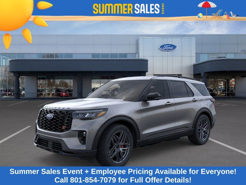 Carbonized Gray Metallic 2026 Ford Explorer ST AWD SUV / Crossover All-Wheel Drive Automatic