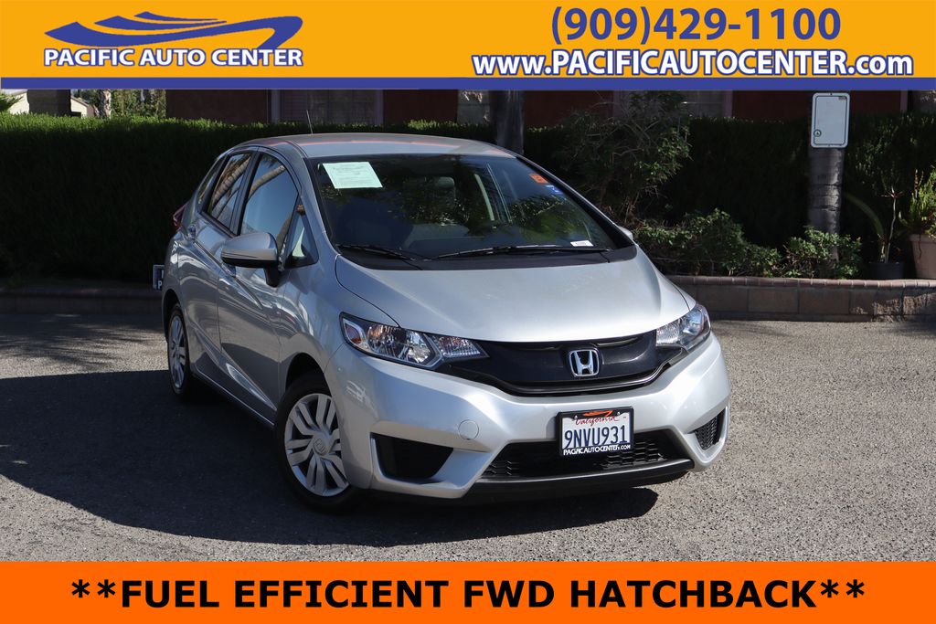 Silver 2016 Honda Fit LX Hatchback Front-Wheel Drive Continuously Variable Transmission