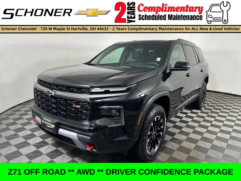 Mosaic Black Metallic 2025 Chevrolet Traverse SUV / Crossover Four-Wheel Drive 8-Speed Automatic