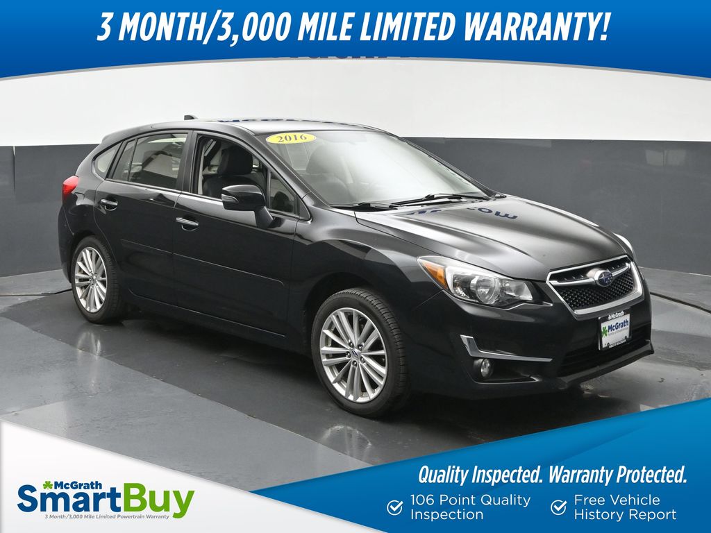 Crystal Black Silica 2016 Subaru Impreza Hatchback  Continuously Variable Transmission