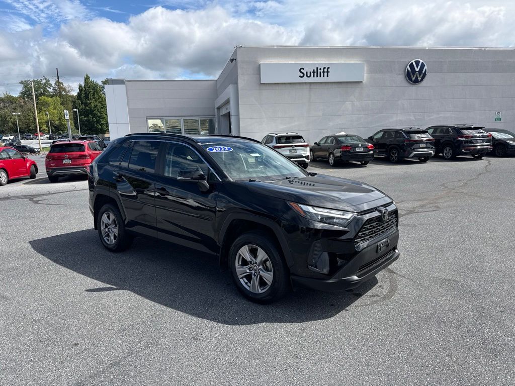 Midnight Black Metallic 2022 Toyota RAV4 SUV / Crossover All-Wheel Drive 8-Speed Automatic