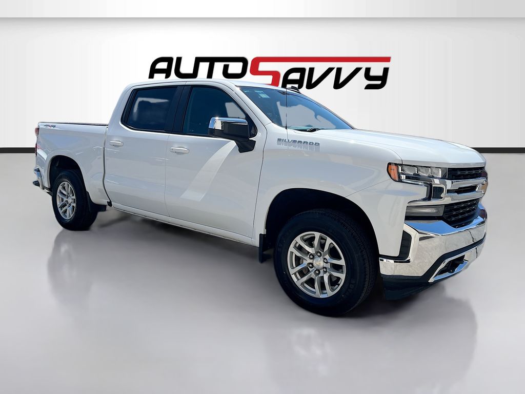 Summit White 2021 Chevrolet Silverado 1500 Pickup Truck Four-Wheel Drive 8-Speed Automatic