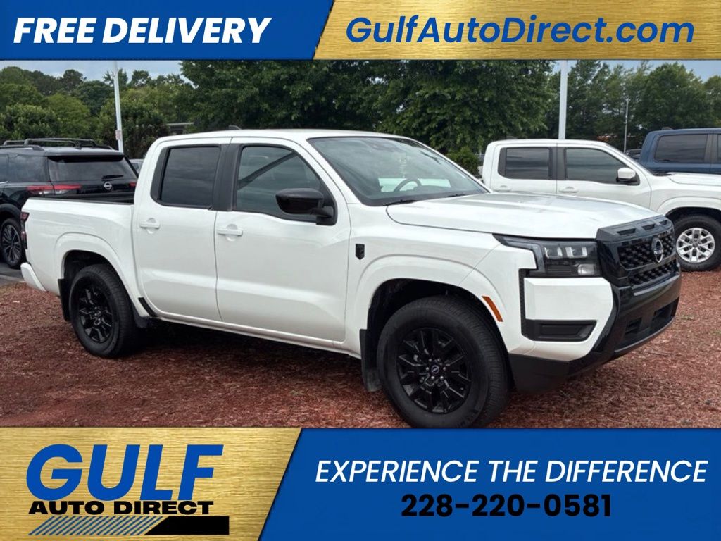 Glacier White 2026 Nissan Frontier Pickup Truck 4X2 9-Speed Automatic Overdrive