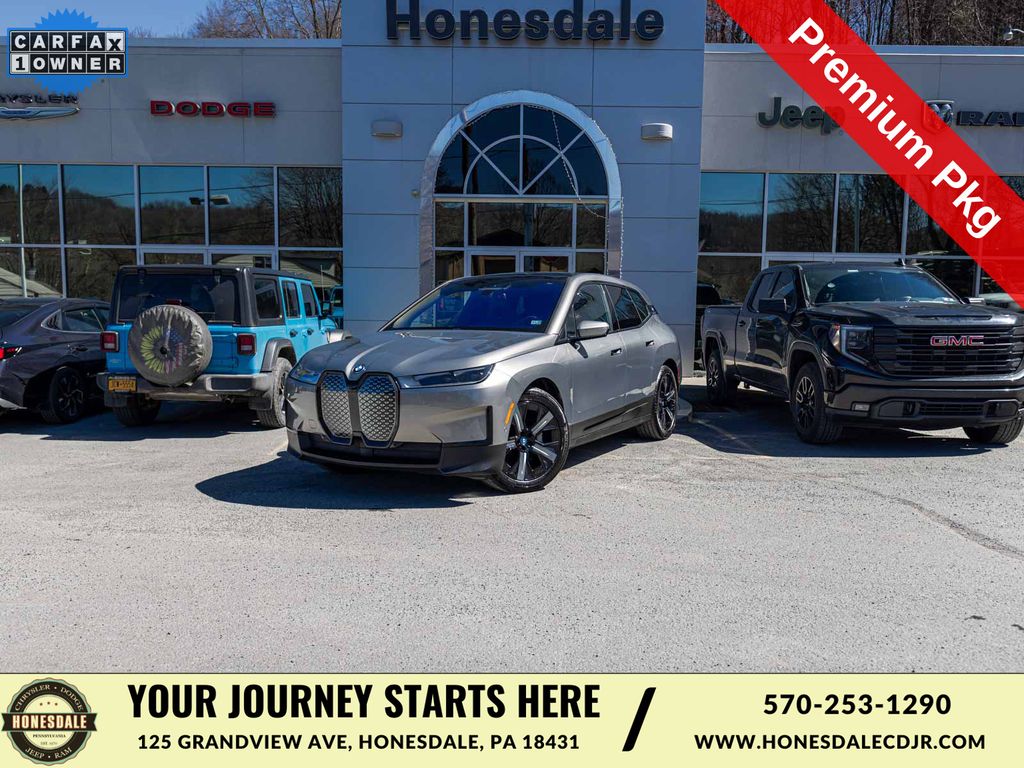 Oxide Gray Metallic 2023 BMW iX SUV / Crossover All-Wheel Drive Automatic
