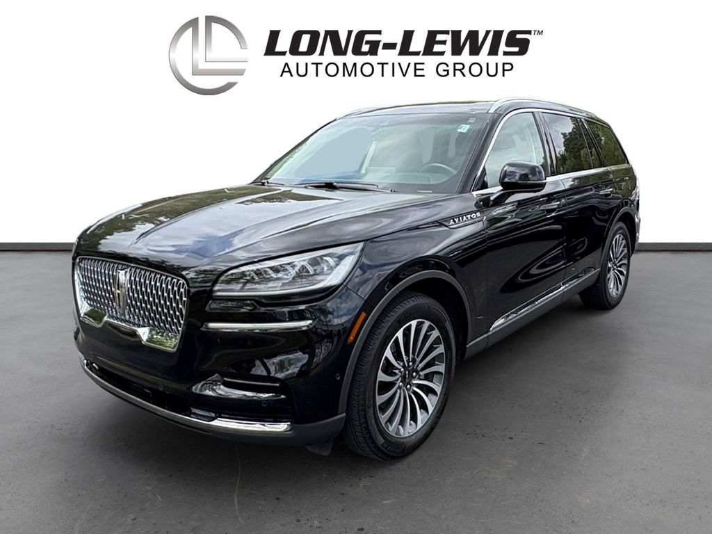 Infinite Black Metallic Clearcoat 2024 Lincoln Aviator Reserve RWD SUV / Crossover Rear-Wheel Drive Automatic