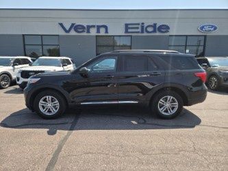 Black Metallic 2023 Ford Explorer SUV / Crossover All-Wheel Drive Automatic