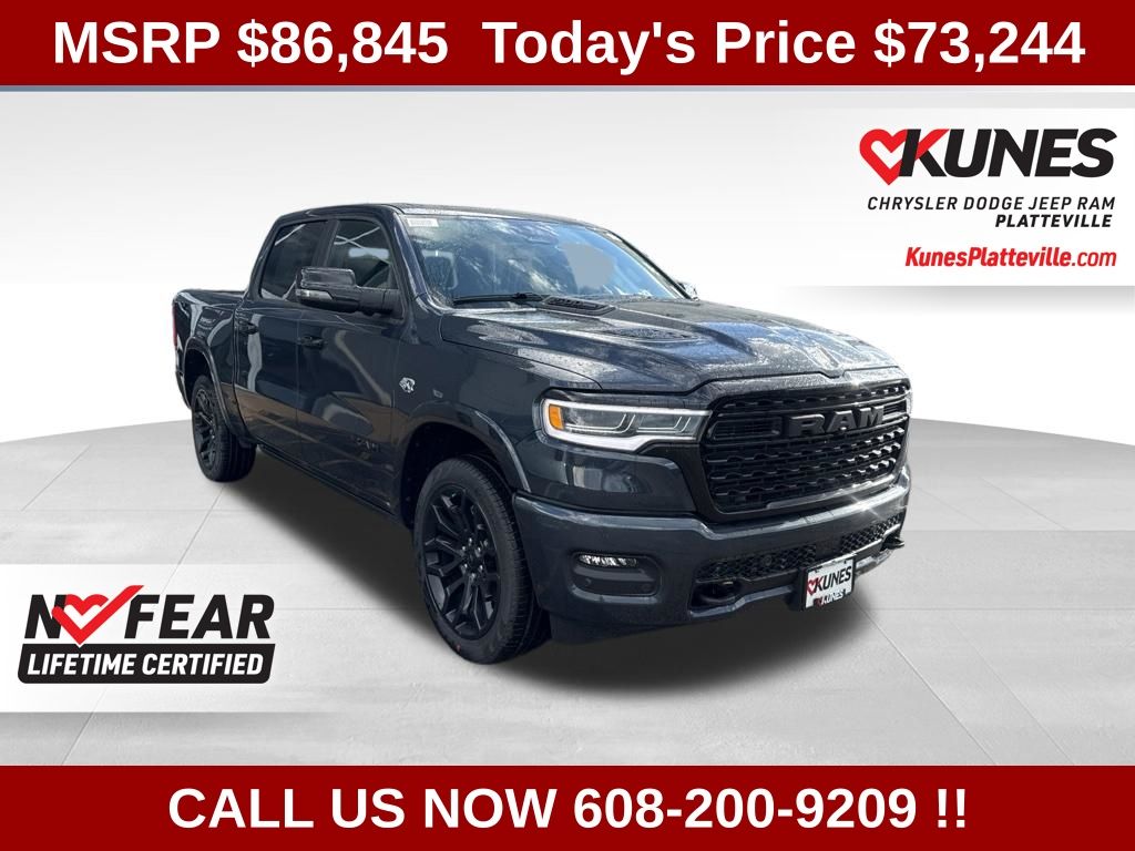 Forged Blue Metallic 2026 RAM 1500 Pickup Truck Four-Wheel Drive 8-Speed Automatic