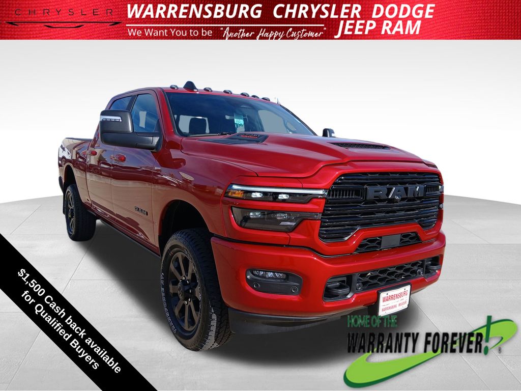 Molten Red Pearlcoat 2026 RAM 2500 Pickup Truck Four-Wheel Drive 8-Speed Automatic