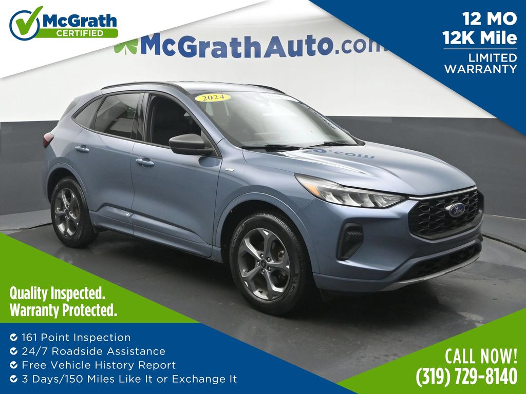 Vapor Blue 2024 Ford Escape SUV / Crossover All-Wheel Drive 8-Speed Automatic