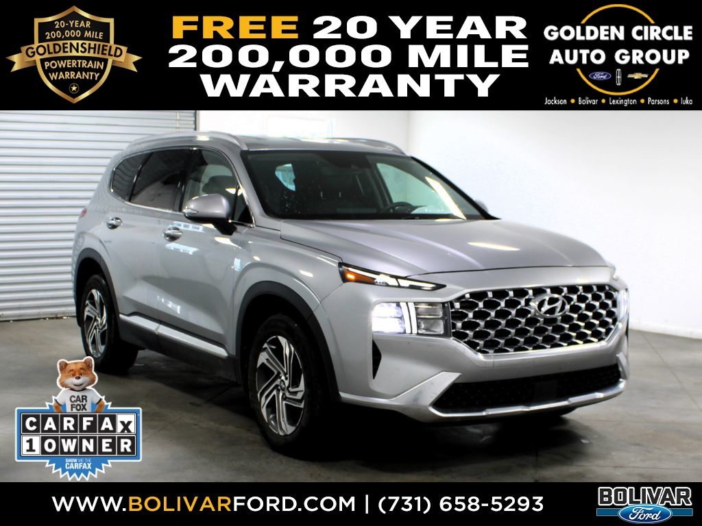 Shimmering Silver 2022 Hyundai Santa Fe SEL FWD SUV / Crossover Front-Wheel Drive 8-Speed Automatic