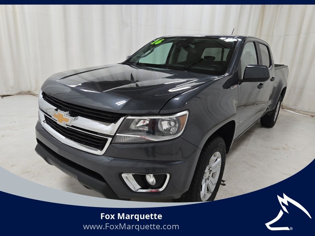 Cyber Gray Metallic 2016 Chevrolet Colorado Pickup Truck Four-Wheel Drive 6-Speed Automatic