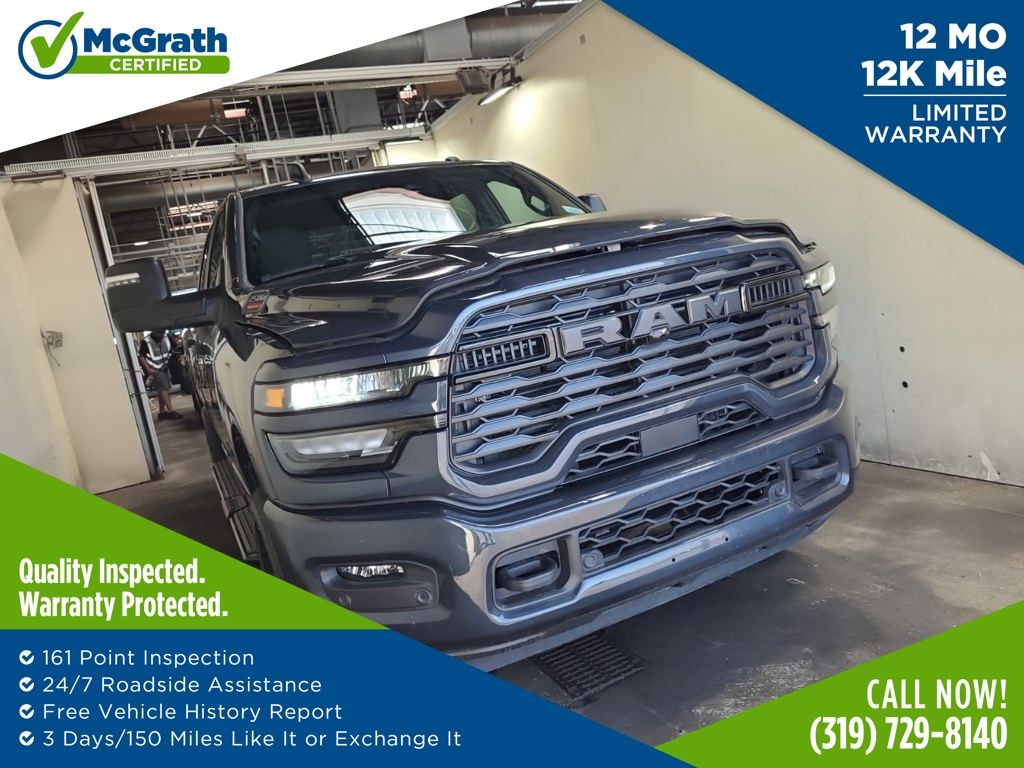 Forged Blue Metallic 2026 RAM 2500 Pickup Truck Four-Wheel Drive 8-Speed Automatic