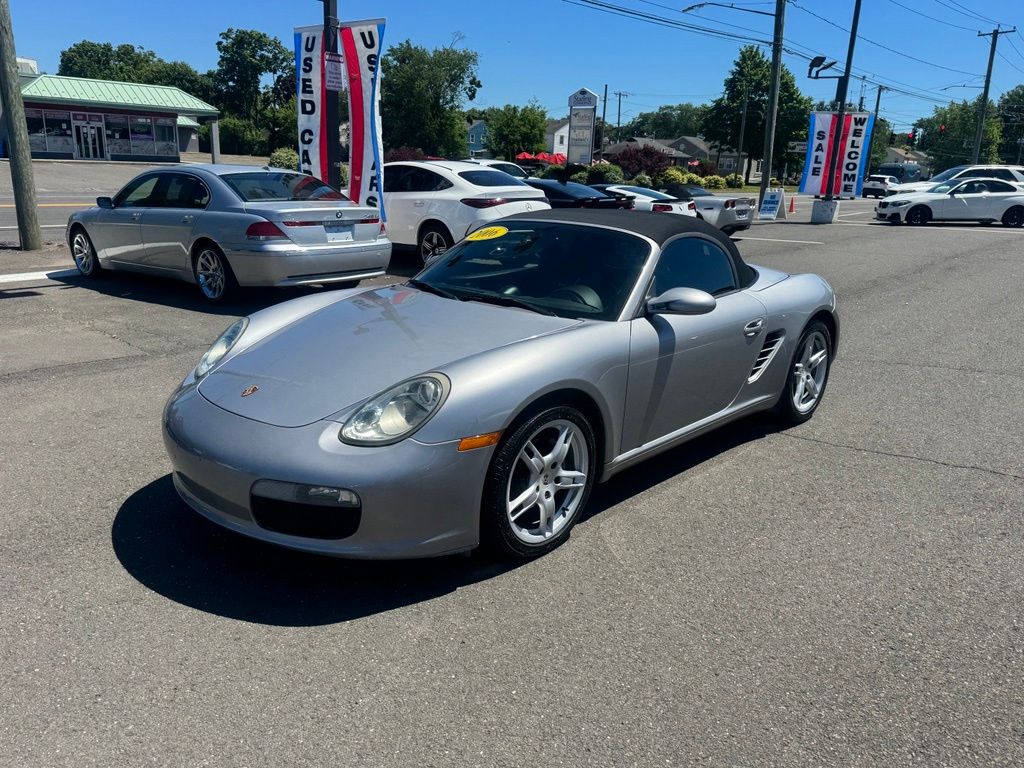 GT Silver Metallic 2006 Porsche Boxster Base Convertible Rear-Wheel Drive 5-Speed Automatic