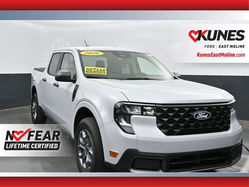 White Metallic 2026 Ford Maverick Pickup Truck Front-Wheel Drive Continuously Variable Transmission
