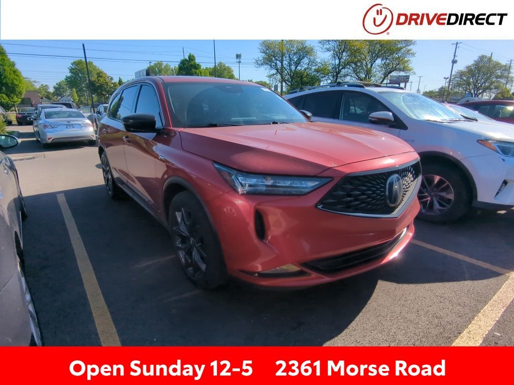 Performance Red 2022 Acura MDX SH-AWD with A-SPEC Package SUV / Crossover All-Wheel Drive Automatic