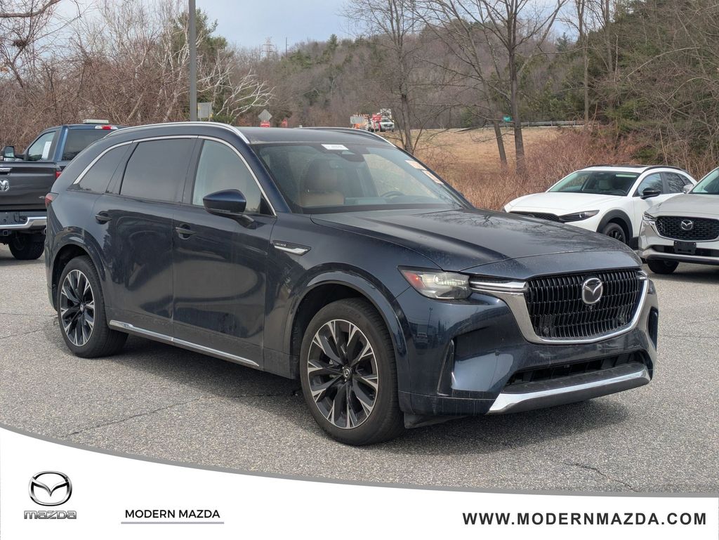 Deep Crystal Blue Mica 2024 Mazda CX-90 3.3 Turbo S Premium Plus AWD SUV / Crossover All-Wheel Drive 8-Speed Automatic