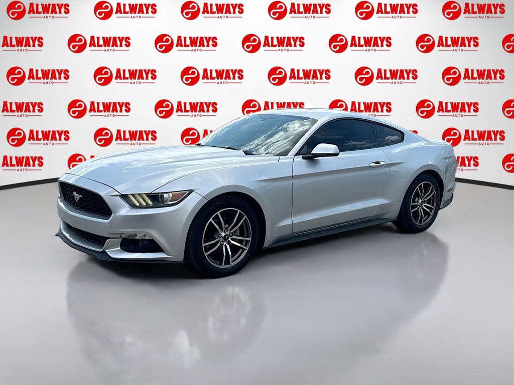 Ingot Silver 2016 Ford Mustang Coupe Rear-Wheel Drive 6-Speed Automatic