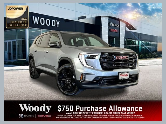 Sterling Metallic 2026 GMC Acadia SUV / Crossover Four-Wheel Drive 8-Speed Automatic