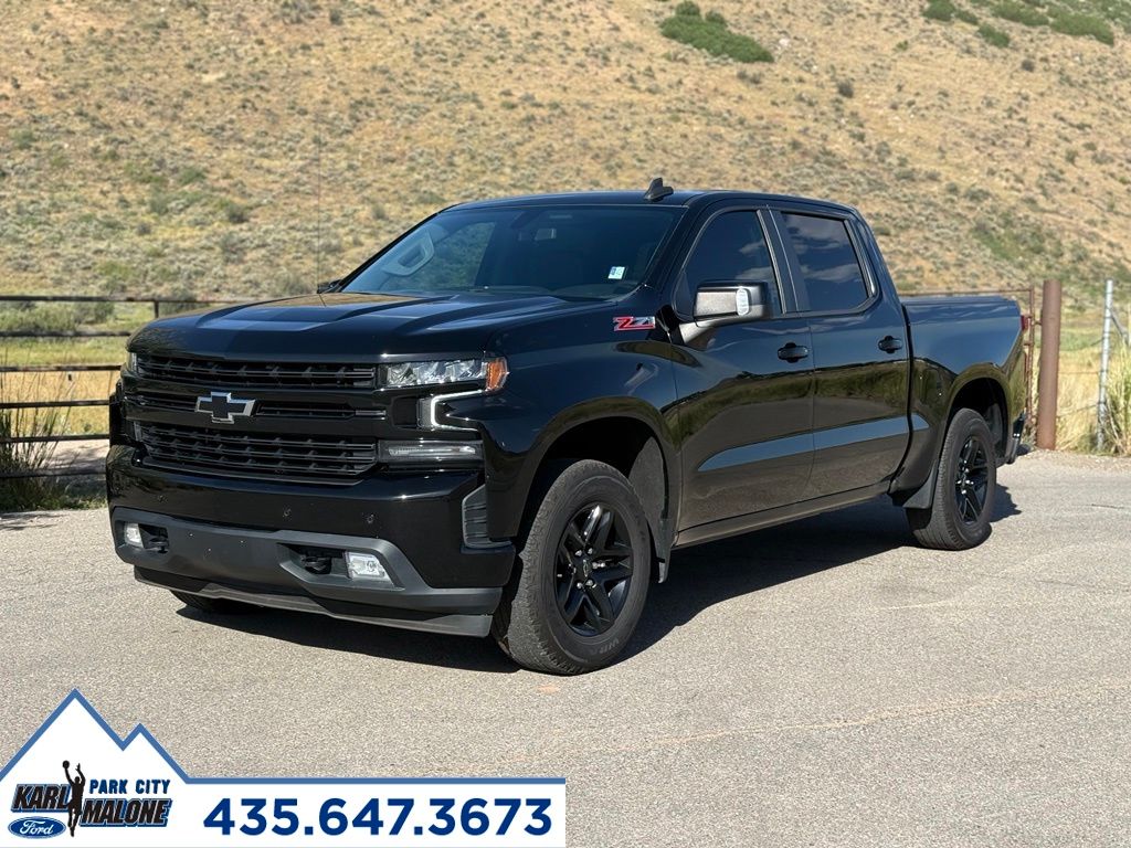 Black 2021 Chevrolet Silverado 1500 Pickup Truck Four-Wheel Drive 8-Speed Automatic