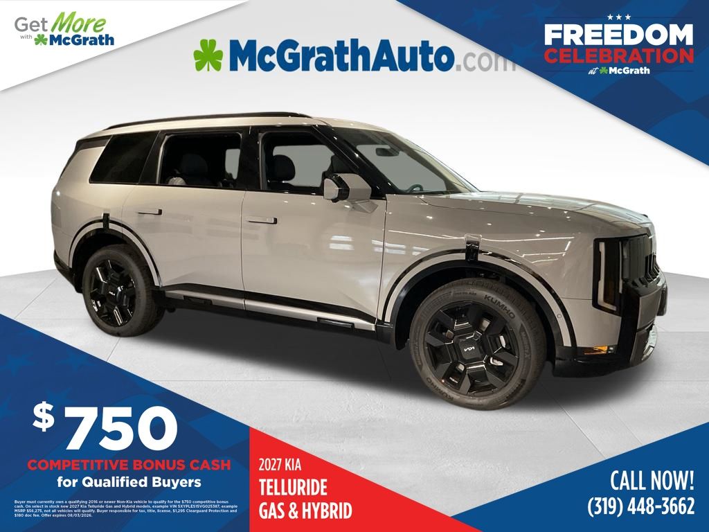 Wolf Gray 2027 Kia Telluride SUV / Crossover All-Wheel Drive 8-Speed Automatic