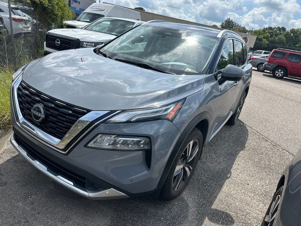Boulder Gray Pearl 2023 Nissan Rogue SUV / Crossover Front-Wheel Drive Continuously Variable Transmission