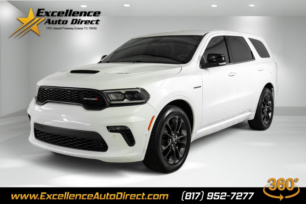 Vice White 2021 Dodge Durango SUV / Crossover Rear-Wheel Drive 8-Speed Automatic
