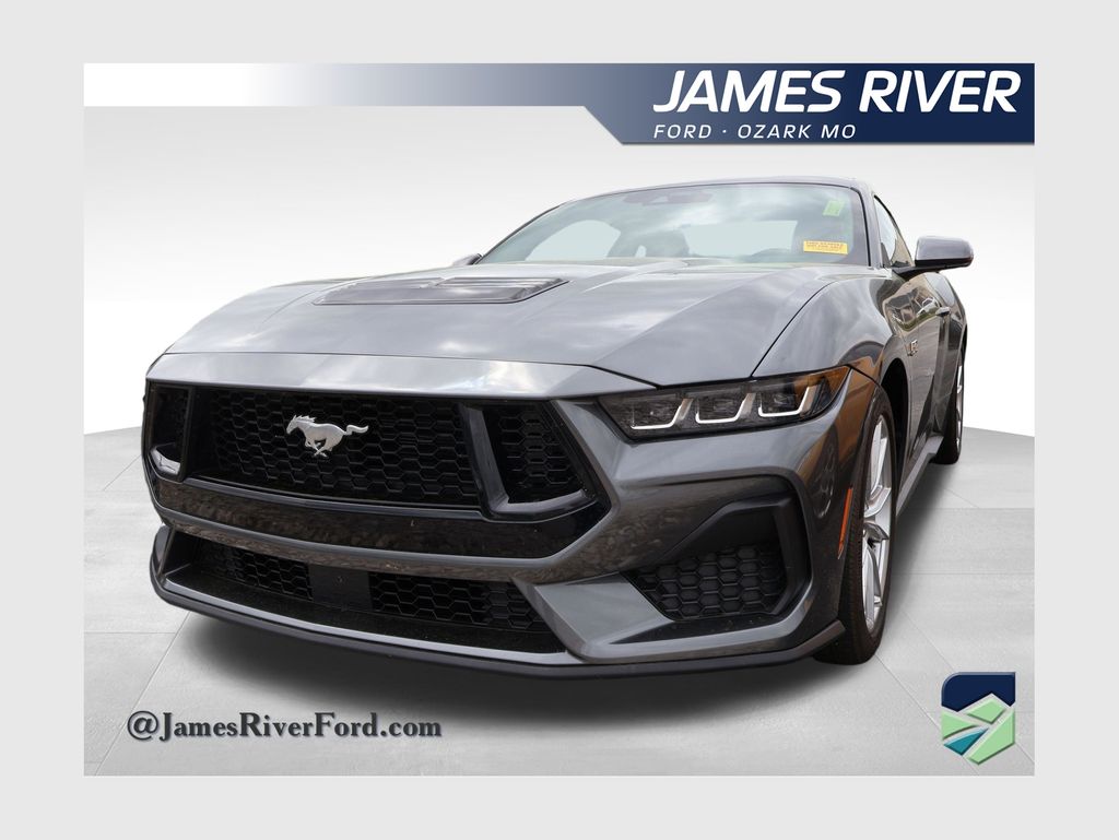 Gray Metallic 2024 Ford Mustang GT Premium Fastback RWD Coupe Rear-Wheel Drive Automatic