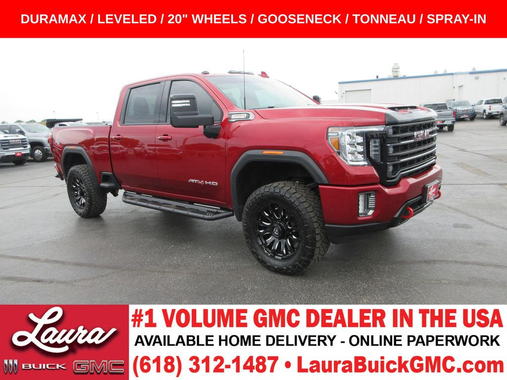 Cayenne Red Tintcoat 2023 GMC Sierra 2500HD Pickup Truck Four-Wheel Drive Automatic