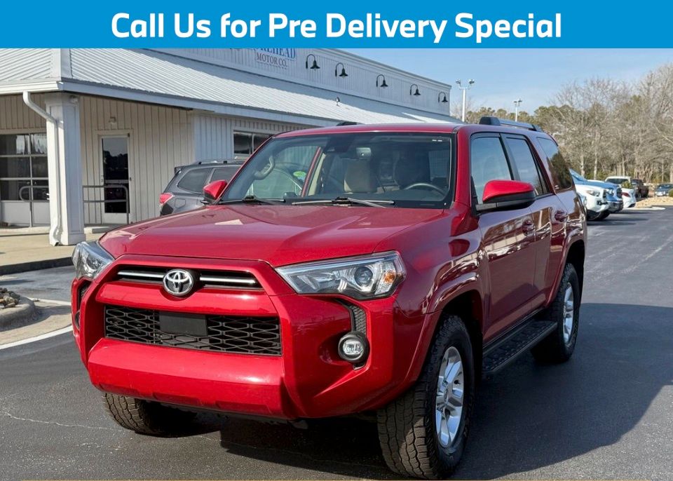 Red 2022 Toyota 4Runner SR5 4WD SUV / Crossover Four-Wheel Drive 5-Speed Automatic