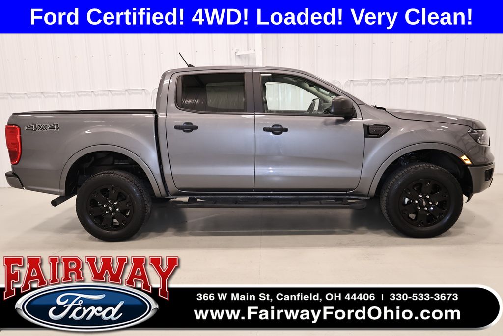 Carbonized Gray Metallic 2023 Ford Ranger XLT SuperCrew 4WD Pickup Truck Four-Wheel Drive Automatic